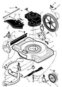 Part Location Diagram of 672639A Murray Height Adjuster, Left Front